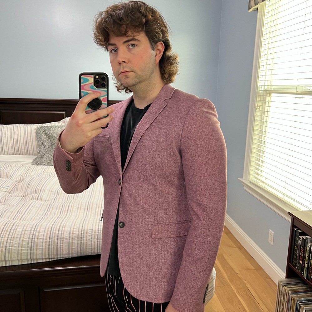 Topman Men’s Size 42 Violet Blazer